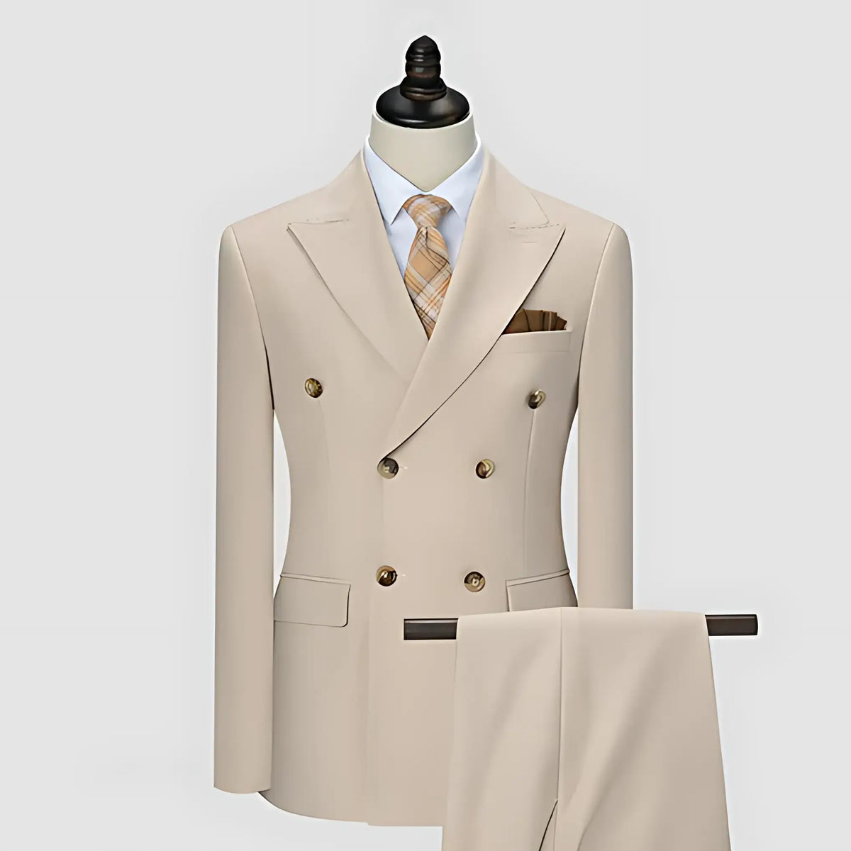 Thatcher | Men's Double-Breasted Peak-Lapel Wedding Suit original product image 1