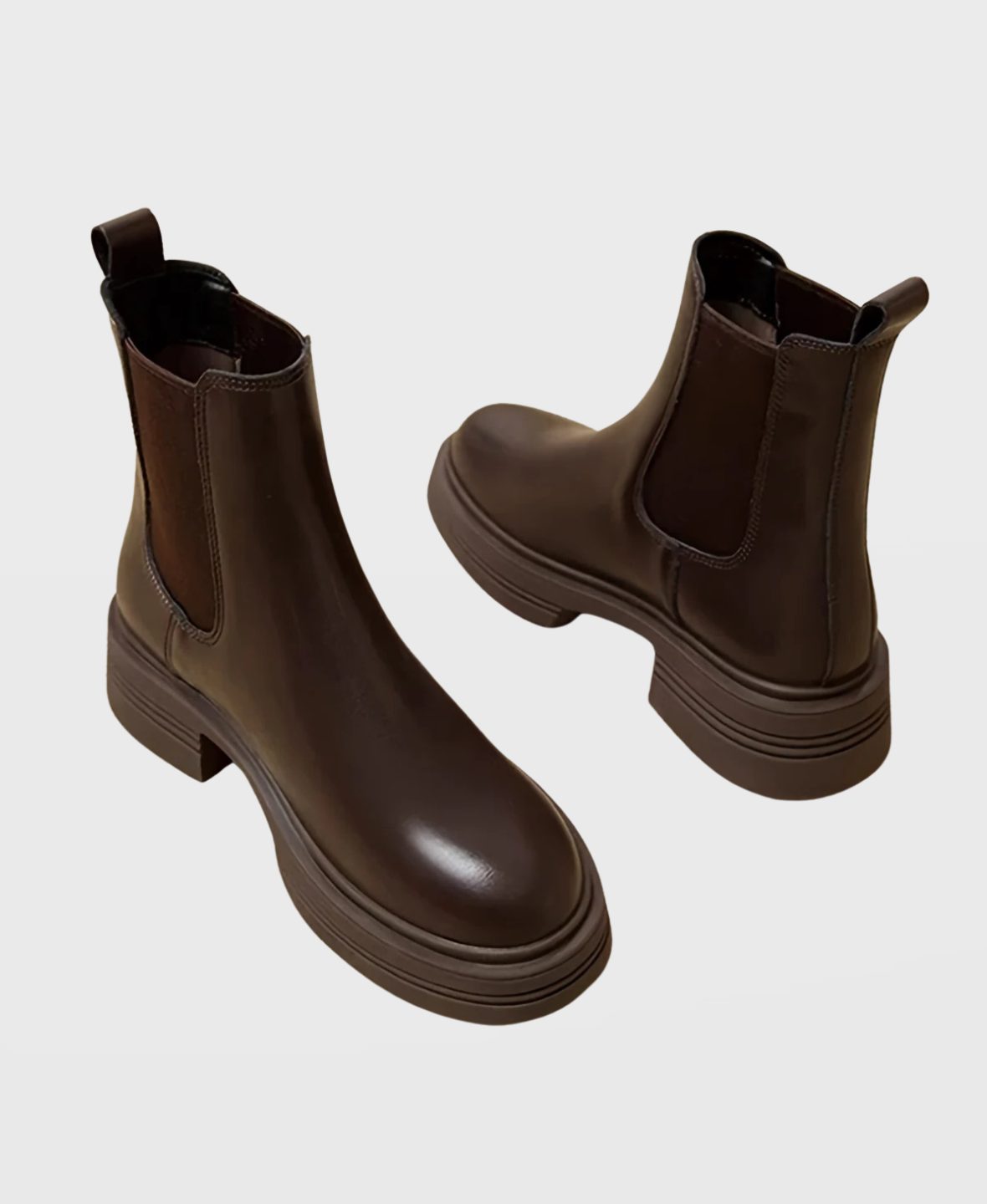 Women's Chelsea Boots Block Heel Ankle Height
