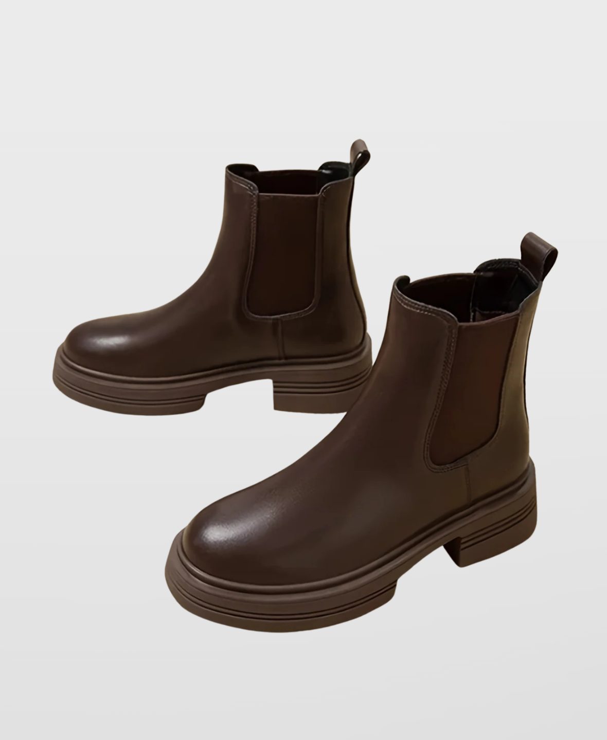 Women's Chelsea Boots Block Heel Ankle Height