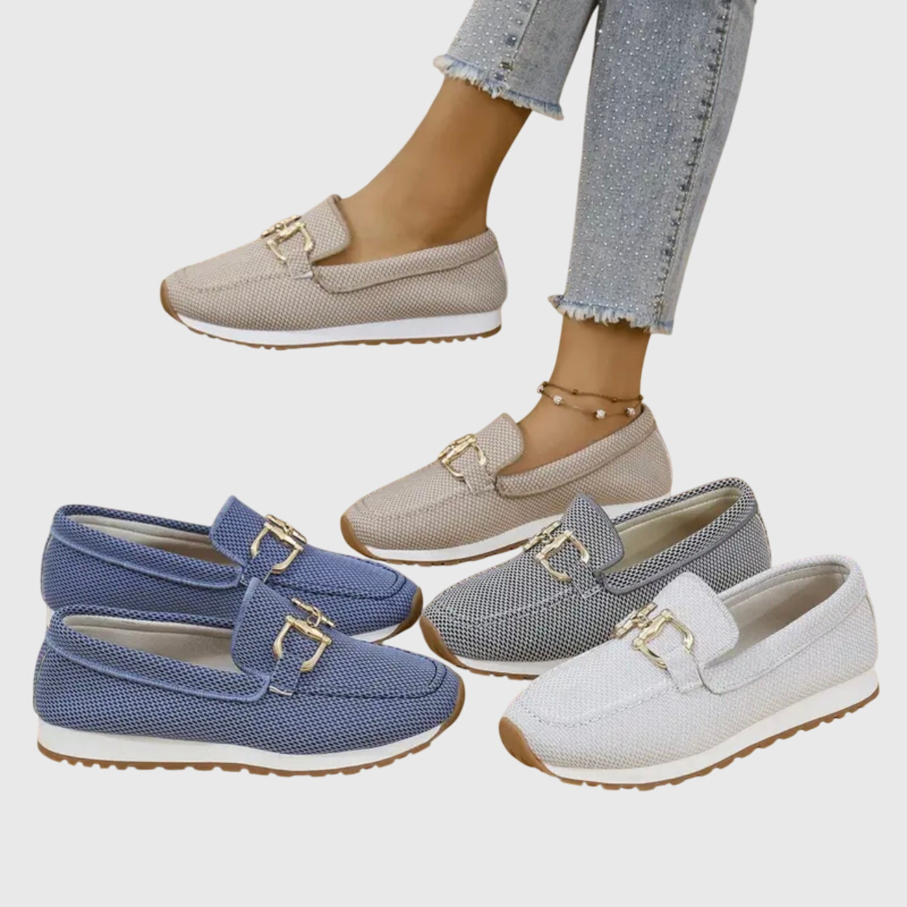 Women's Loafer Suede Slip On Cushioned Support