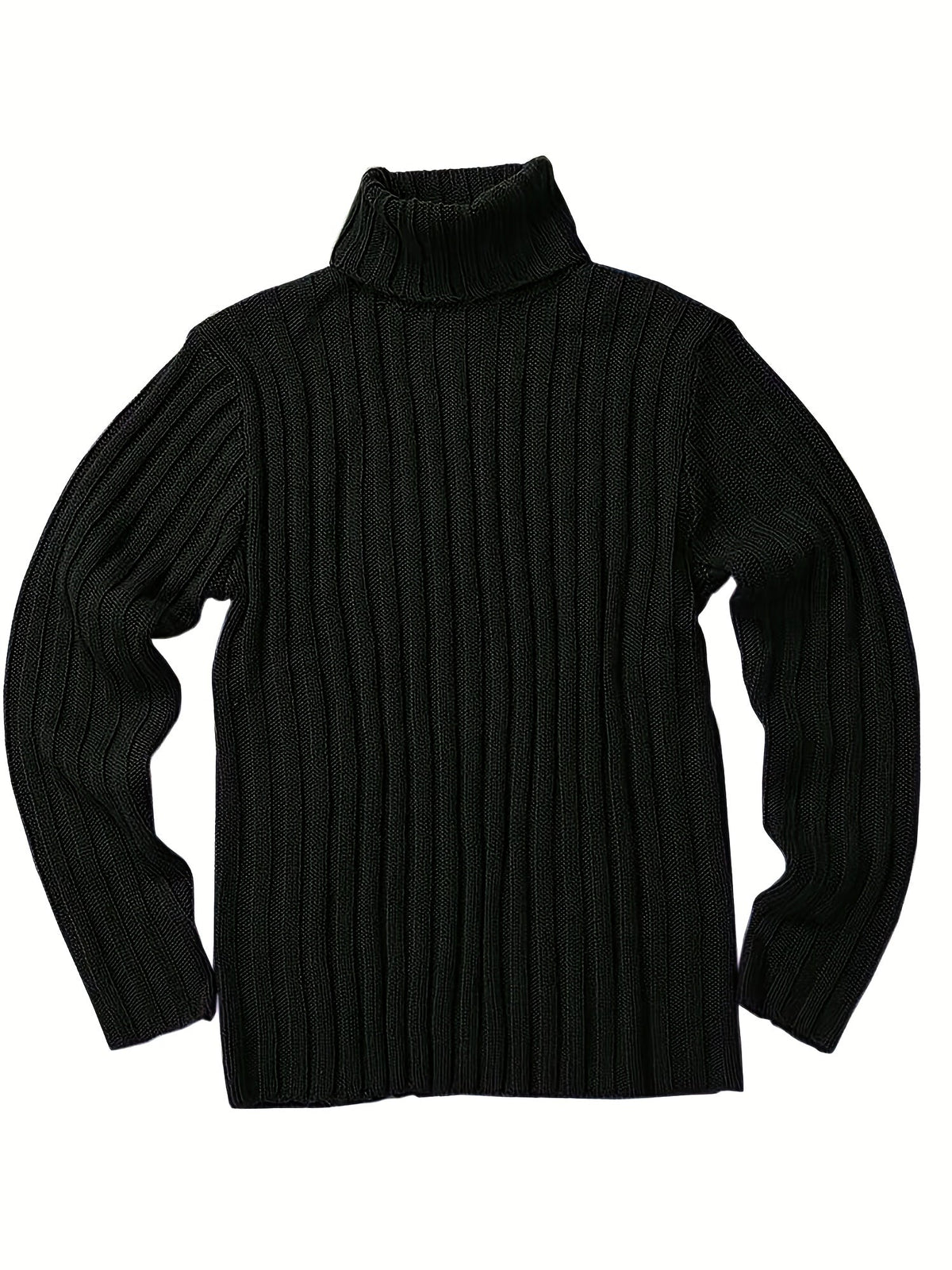 Oswald | Men's Textured Ribbed High-Neck Pullover - image 12