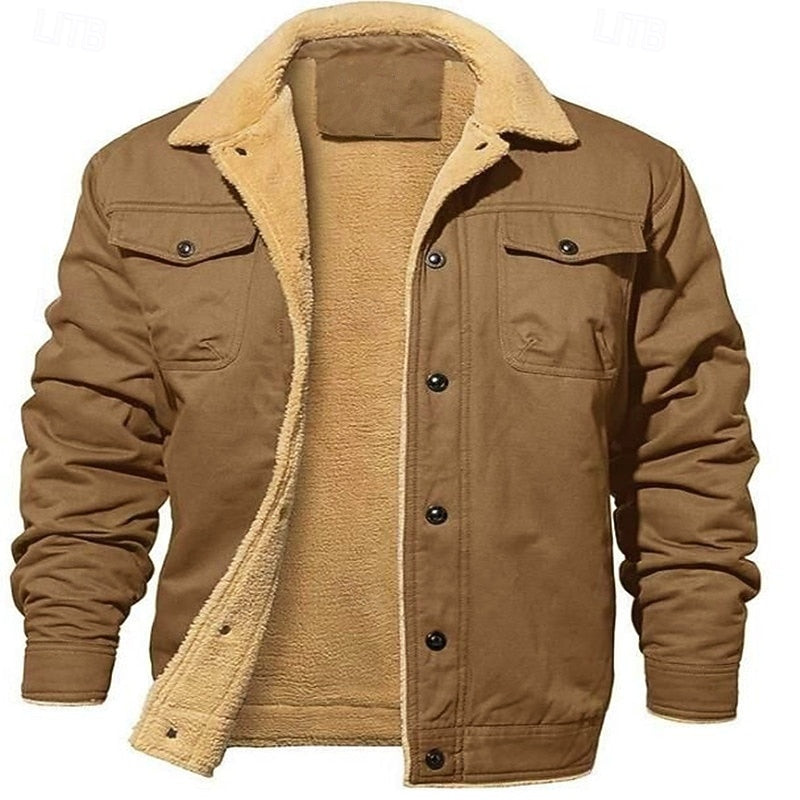 Fergus | Men's Rugged Lined Trucker Jacket