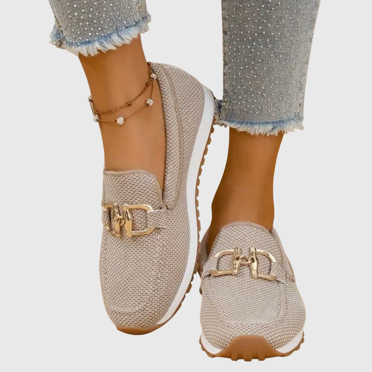 Women's Loafer Suede Slip On Cushioned Support