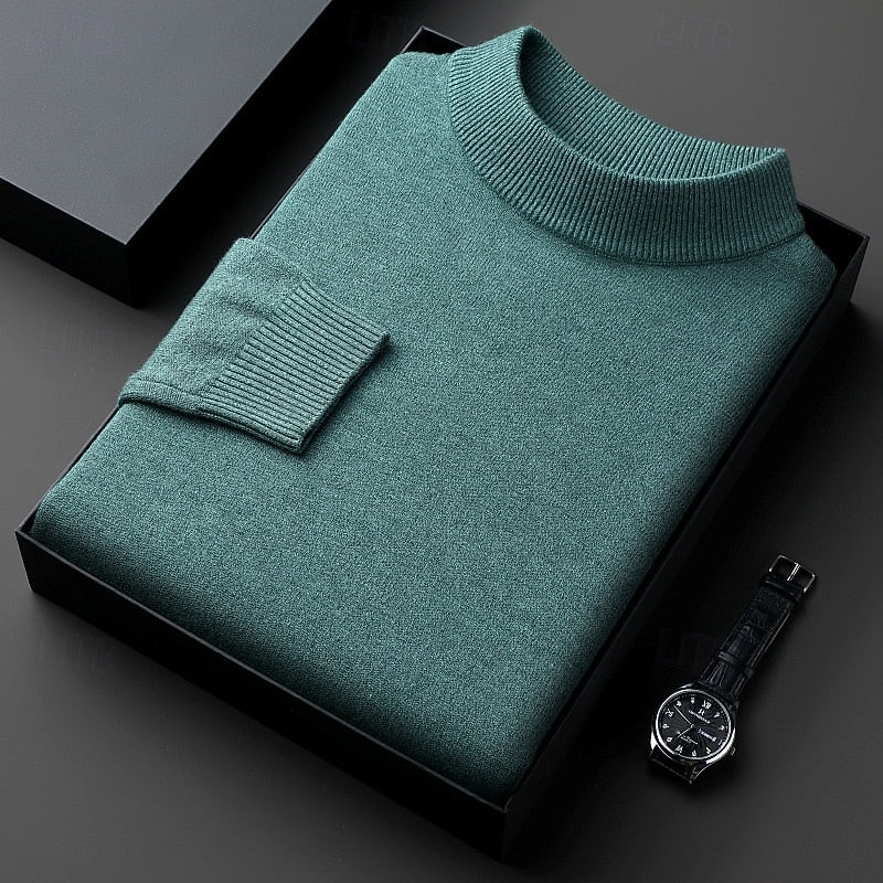 Eamon | Men's Ribbed High-Neck Jumper