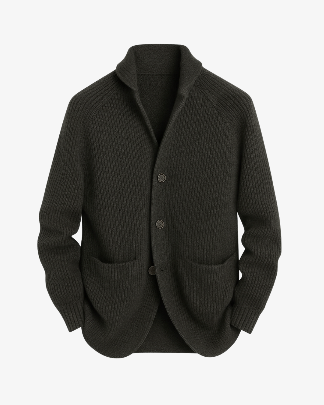 Hector | Men's Tailored Button-Front Knit Cardigan