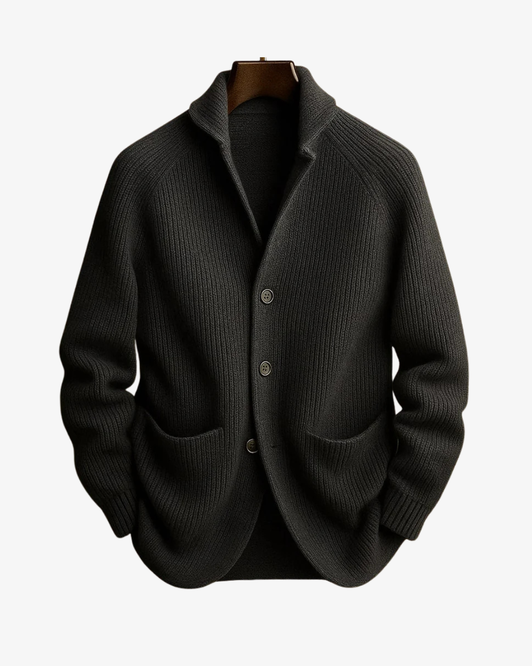 Hector | Men's Tailored Button-Front Knit Cardigan