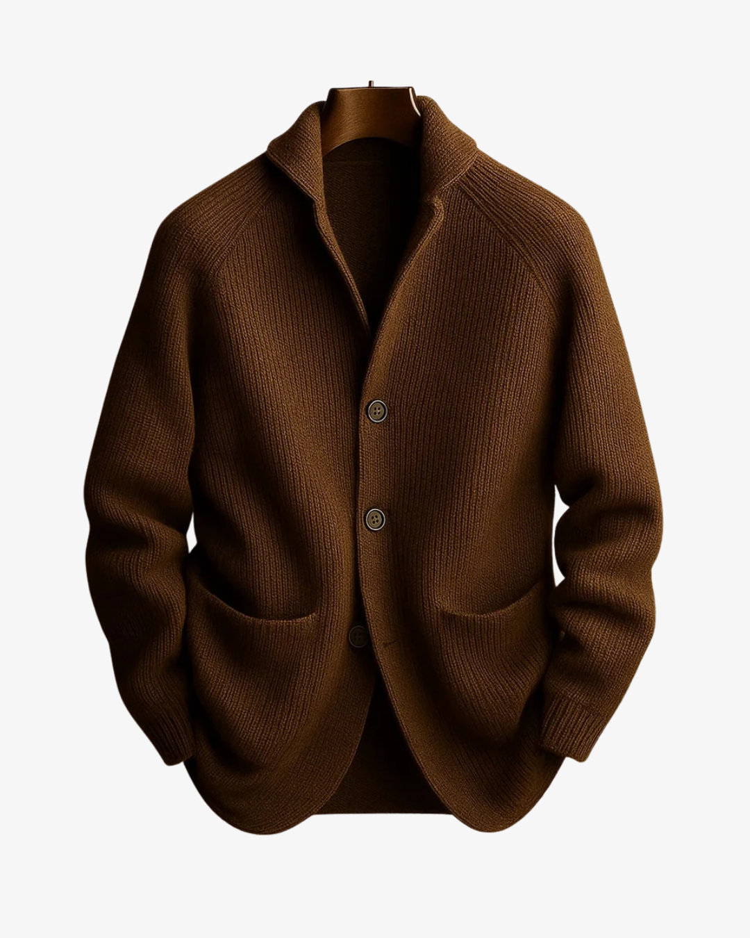 Hector | Men's Tailored Button-Front Knit Cardigan