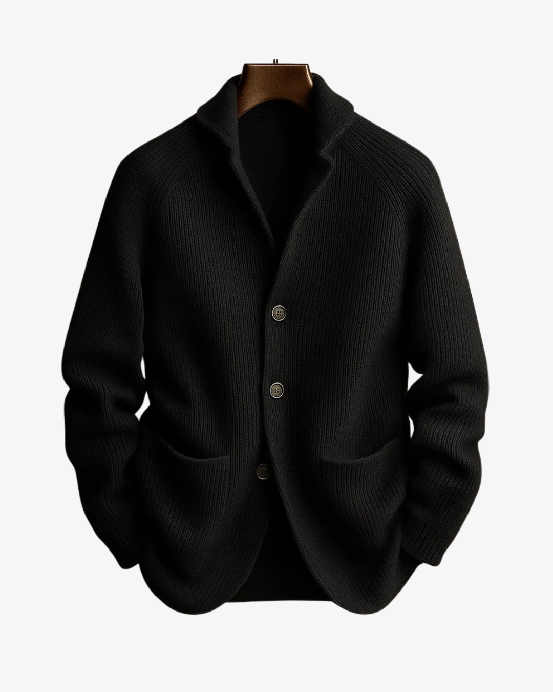 Hector | Men's Tailored Button-Front Knit Cardigan
