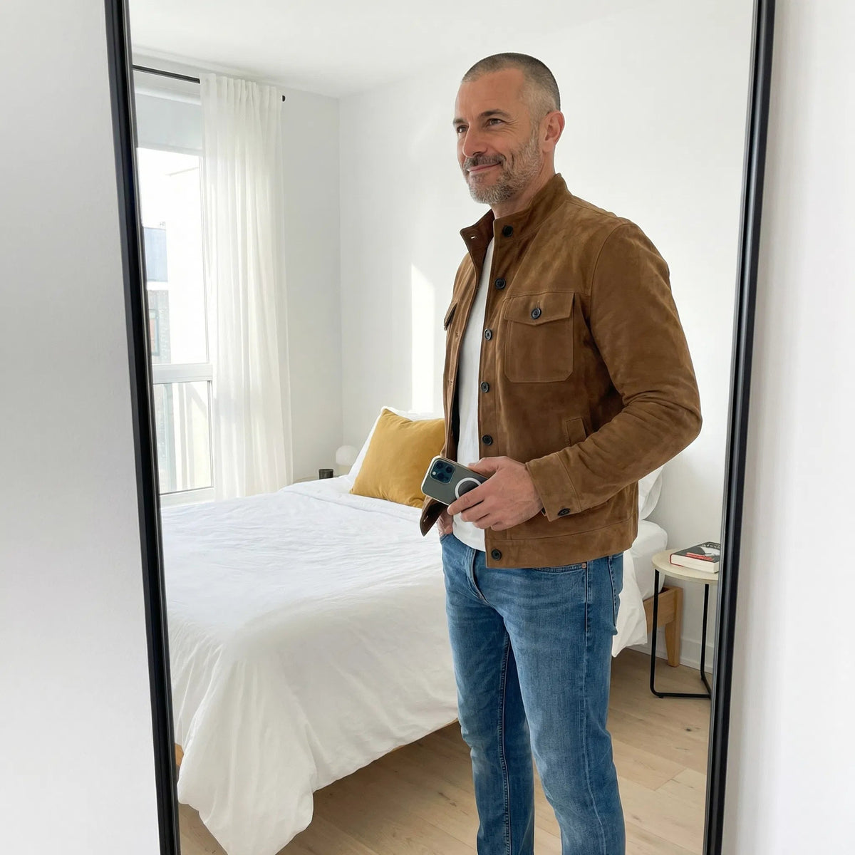 Alaric | Men's Classic Pocket Suede Jacket