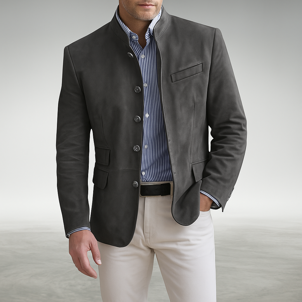 Lowell | Men's Modern Button-Front Cardigan