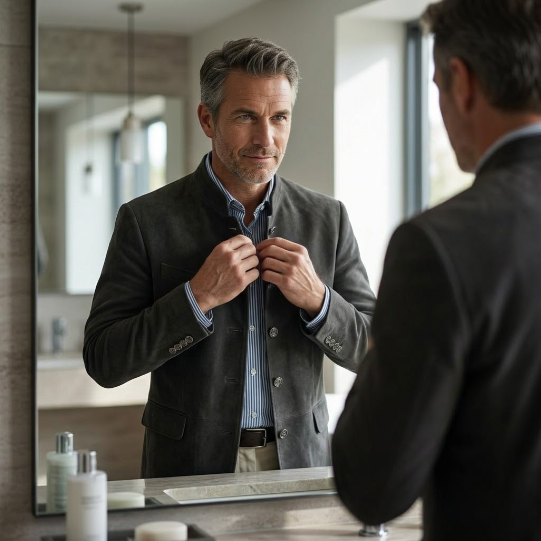 Lowell | Men's Modern Button-Front Cardigan