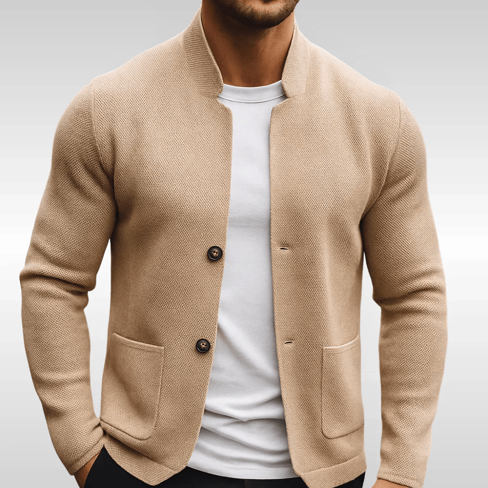 Montgomery | Men's Classic Textured Pocket Cardigan