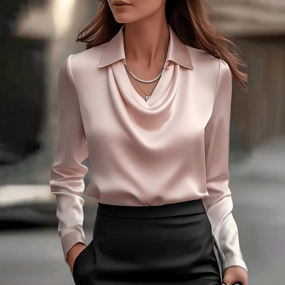 Leonora | Women's Elegant Satin Blouse