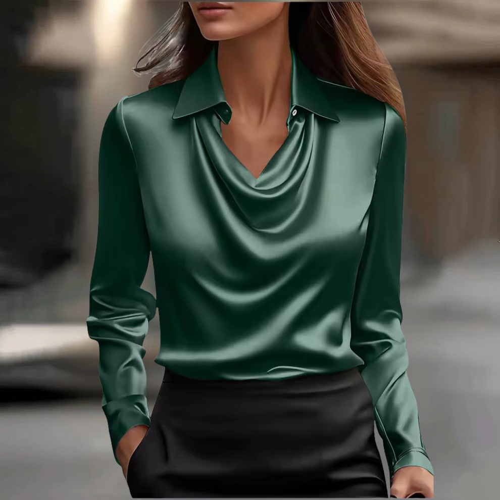 Leonora | Women's Elegant Satin Blouse