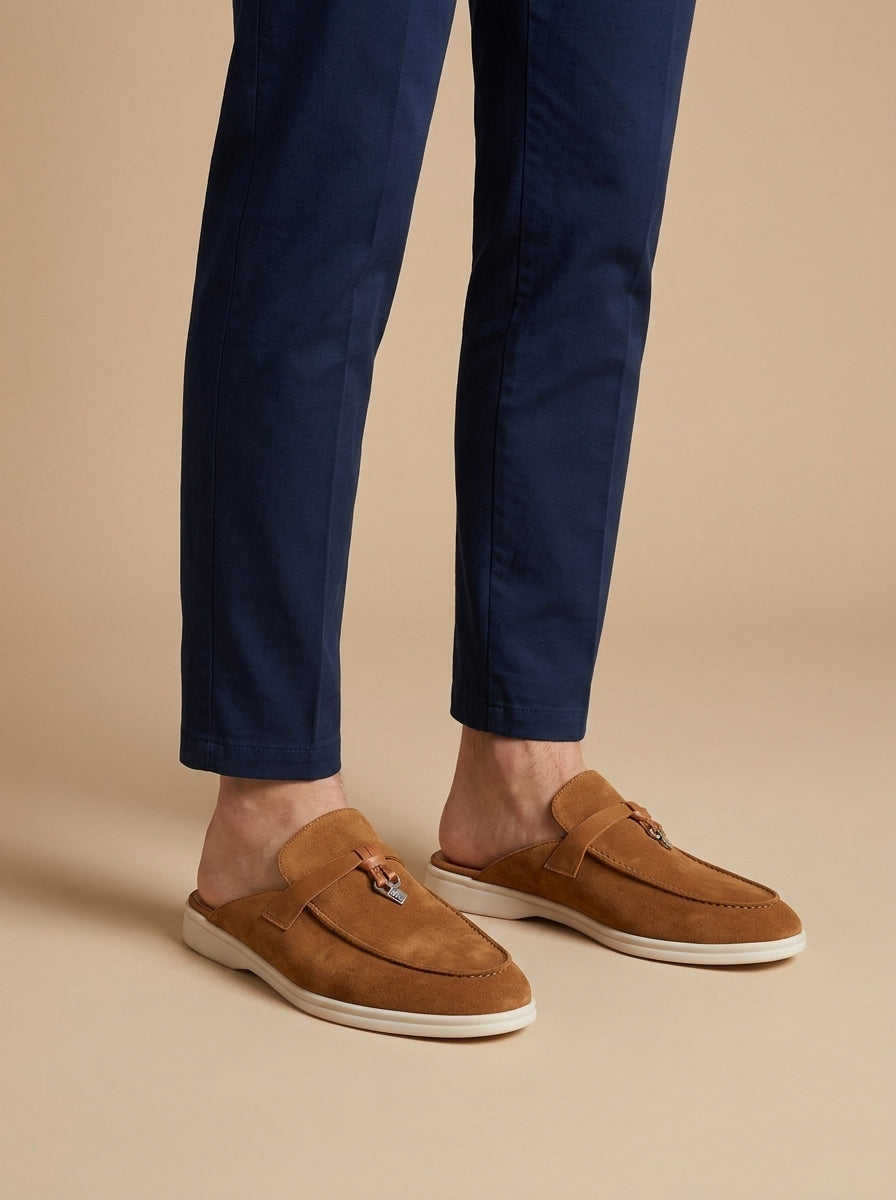 Loafers Men Suede Slip On Design