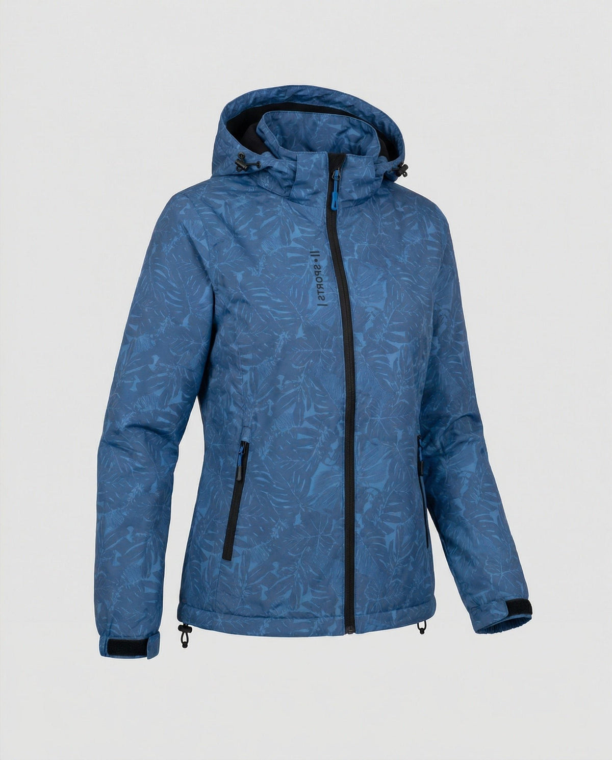 Women's Hooded Softshell Jacket with Zip Pockets