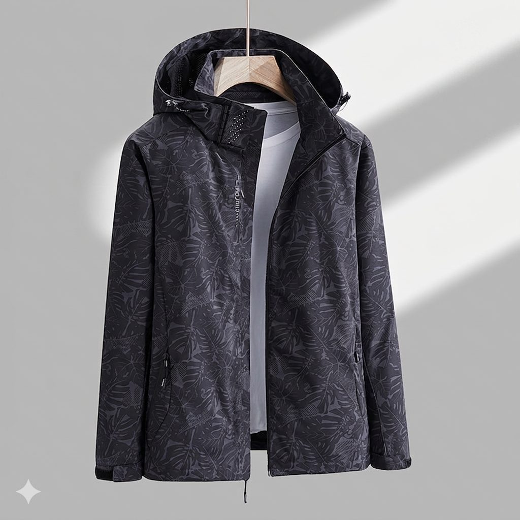 Women's Hooded Softshell Jacket with Zip Pockets