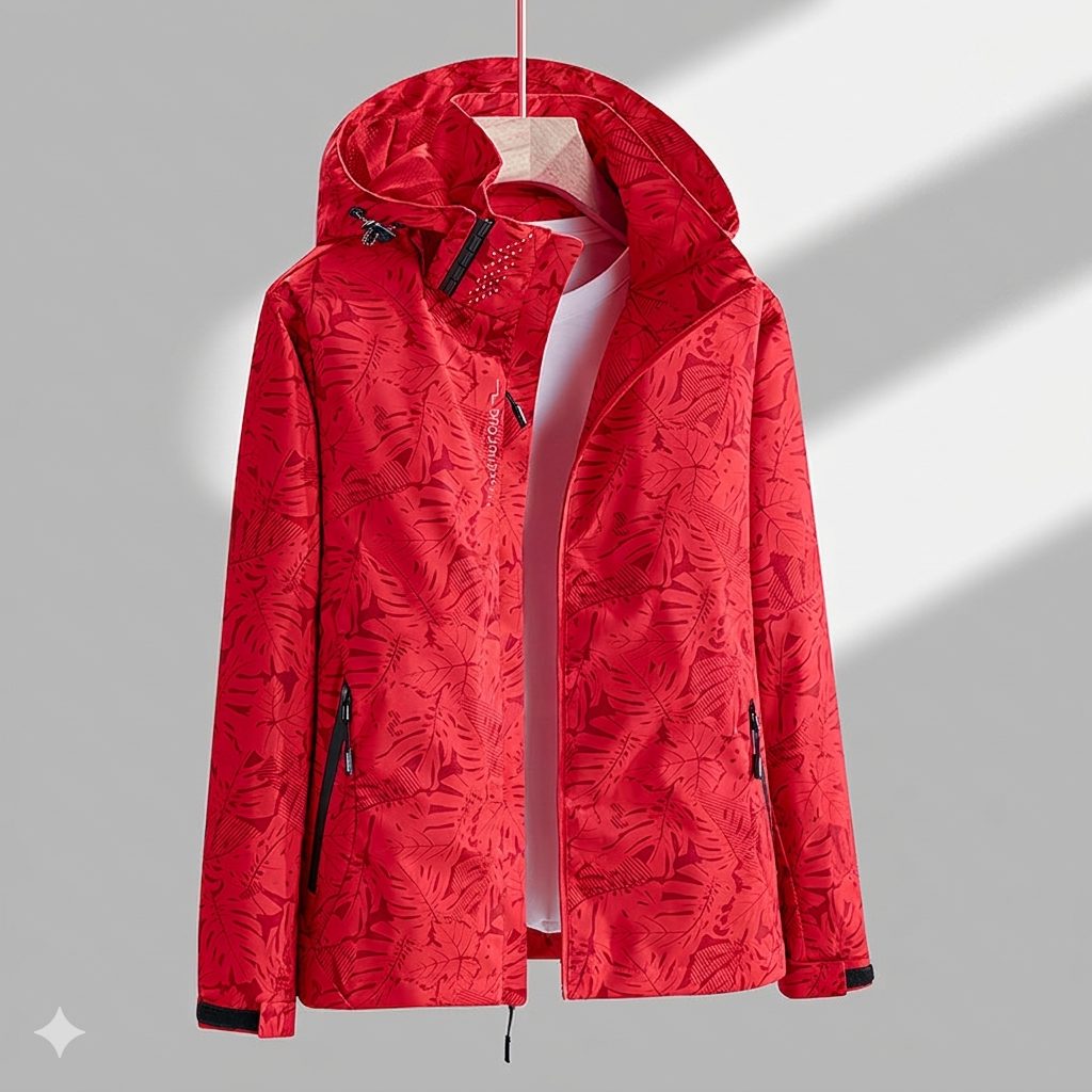 Women's Hooded Softshell Jacket with Zip Pockets
