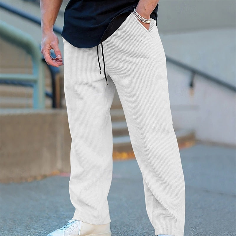 Dylan | Men's Relaxed Ribbed Trousers