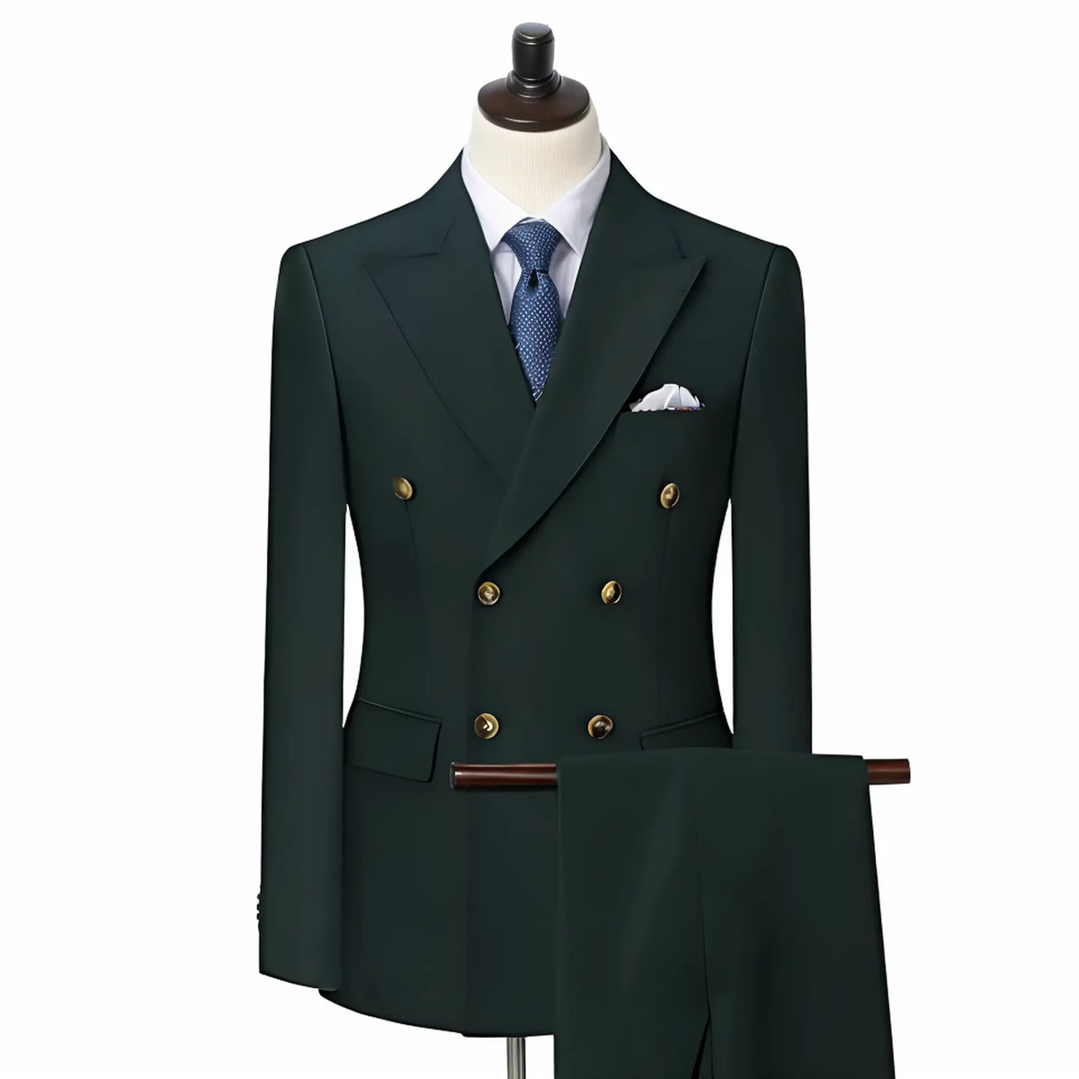 Thatcher | Men's Double-Breasted Peak-Lapel Wedding Suit original product image 6