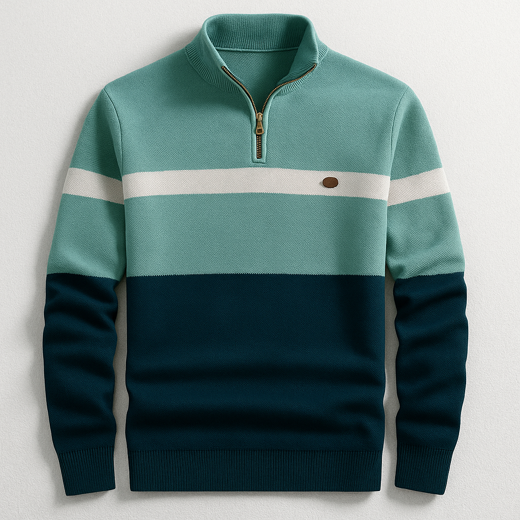 Elston / Men’s Midweight Cotton Quarter-Zip Pullover