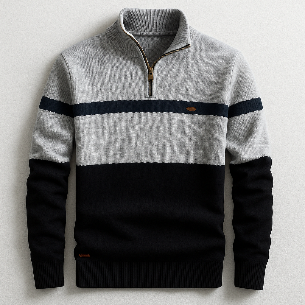 Elston / Men’s Midweight Cotton Quarter-Zip Pullover