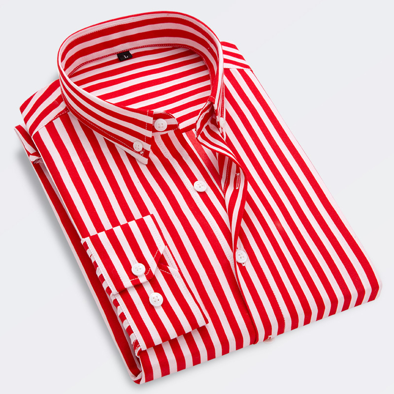 Declan | Men's Striped Long-Sleeve Shirt