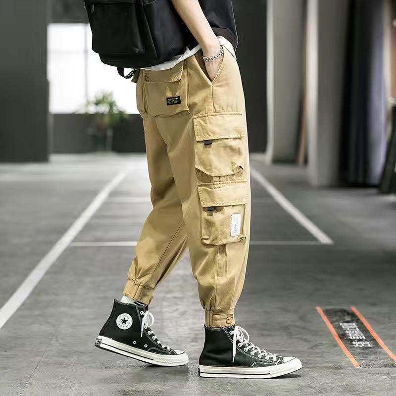 Wallace | Men's Tapered Cargo Trousers with Flap Pockets – original product image 3