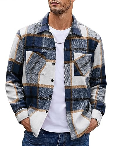 Gregory | Men's Plaid Shirt Jacket