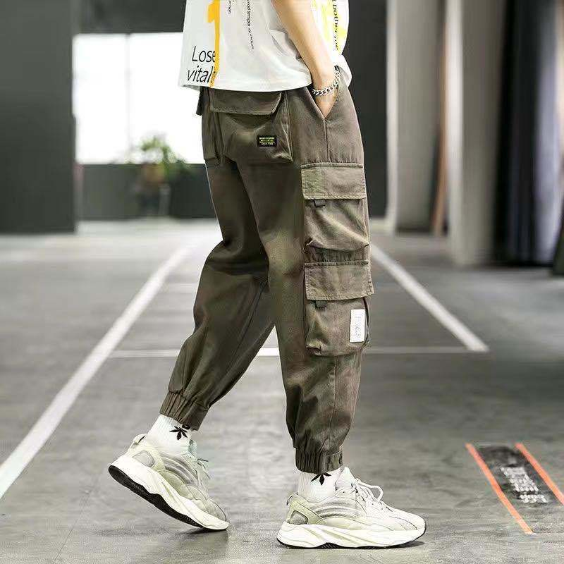 Wallace | Men's Tapered Cargo Trousers with Flap Pockets – original product image 2