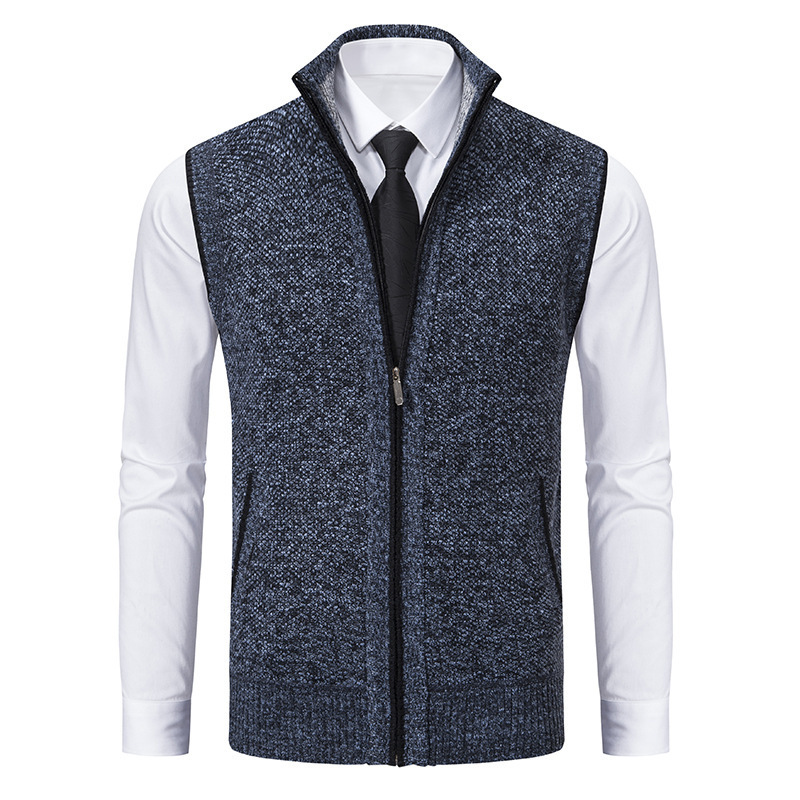 Archie | Men's Soft-Wool High-Collar Gilet