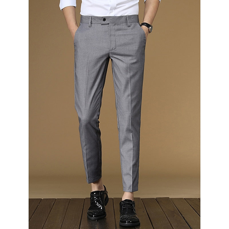 Leonard | Men's Tailored Ankle-Length Trousers