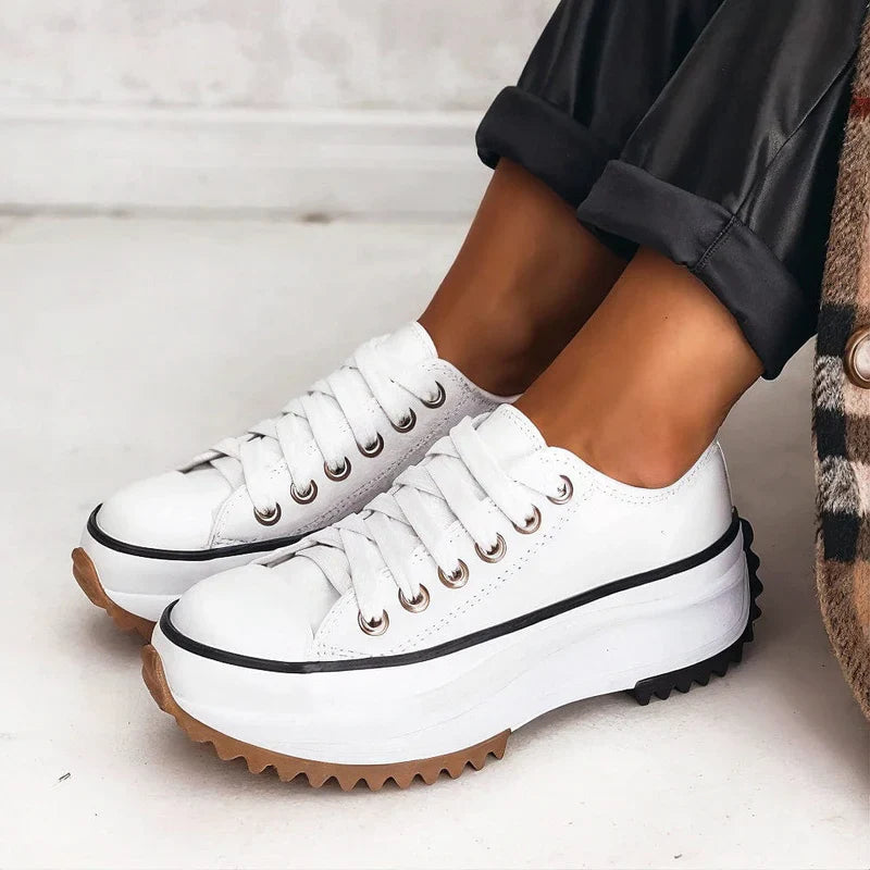 Sneakers Women's Canvas Fabric Platform Sole