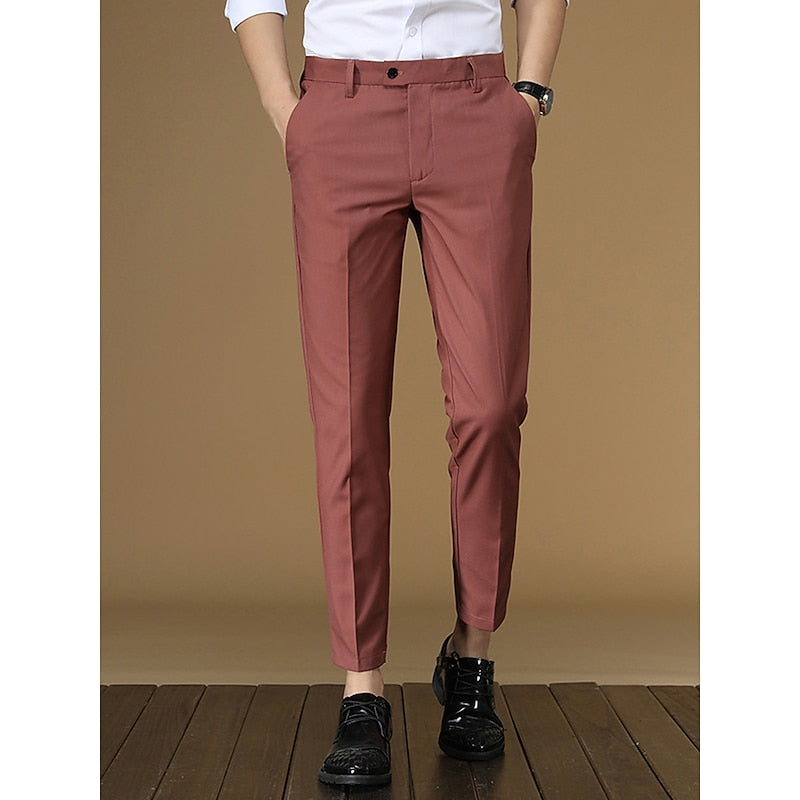 Leonard | Men's Tailored Ankle-Length Trousers