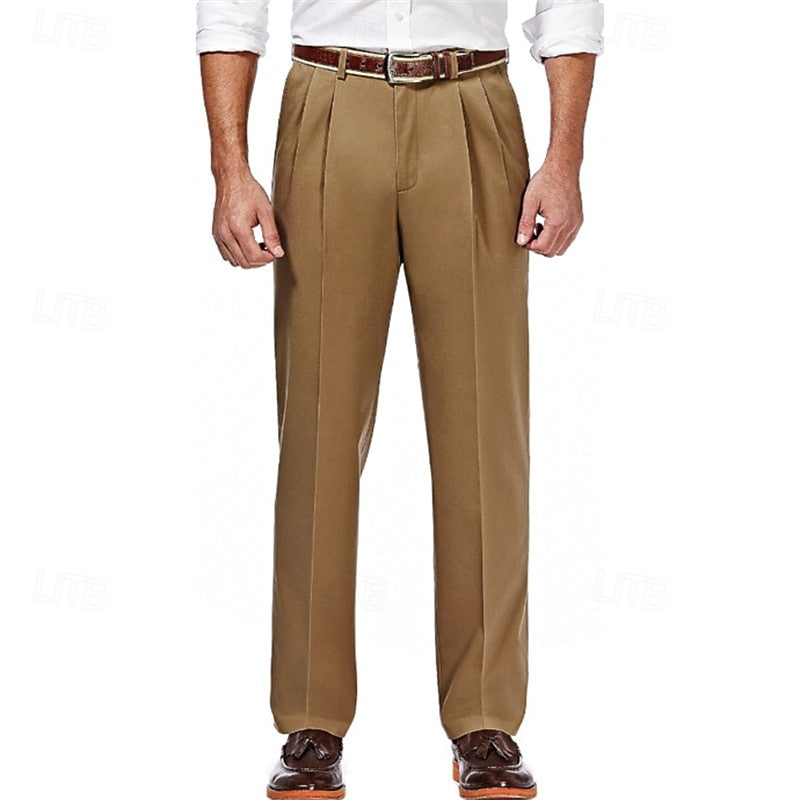 Colin | Men's Tailored Pleated Trousers