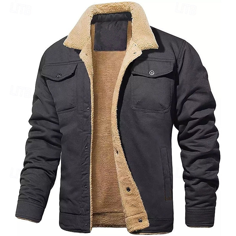 Fergus | Men's Rugged Lined Trucker Jacket
