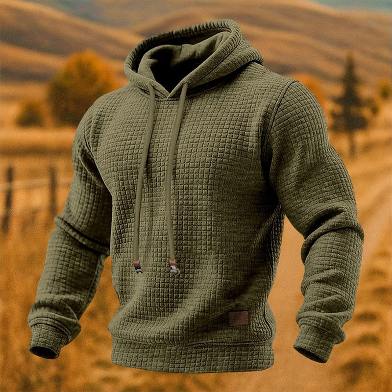 Louis | Men's Textured Pullover Hoodie