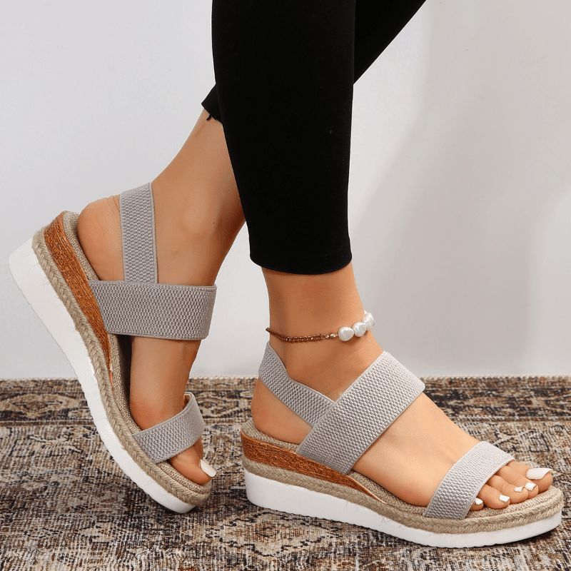 Women's Sandal Elastic Strap Platform Lightweight