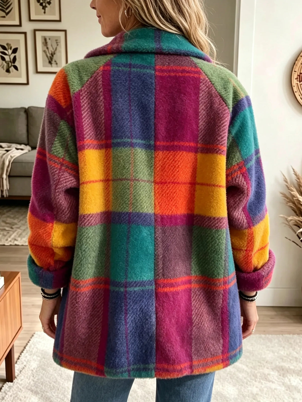 Harriet | Women's Checked Statement Jacket