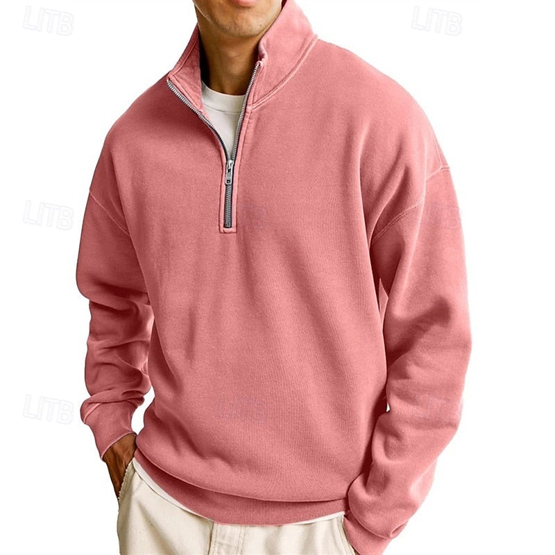Marius | Men's Quarter-Zip Stand-Collar Sweatshirt