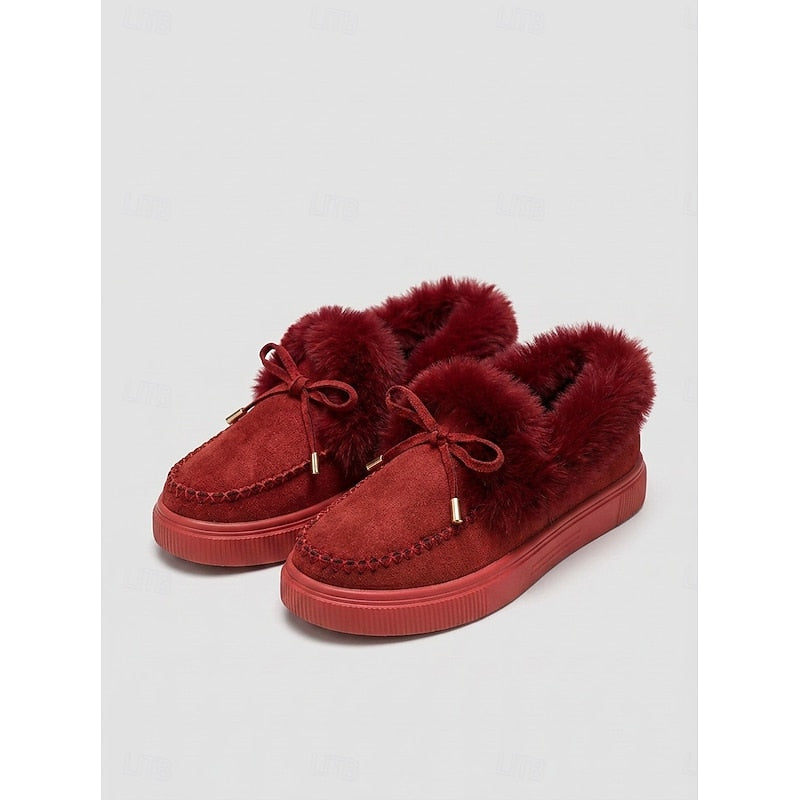 Eva | Women's Fur-Lined Moccasins