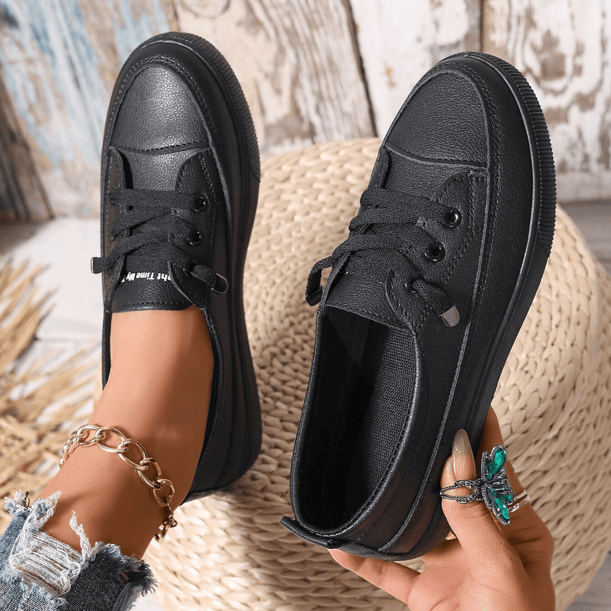 Lucinda | Women's Classic Orthopaedic Lace-Up Shoes
