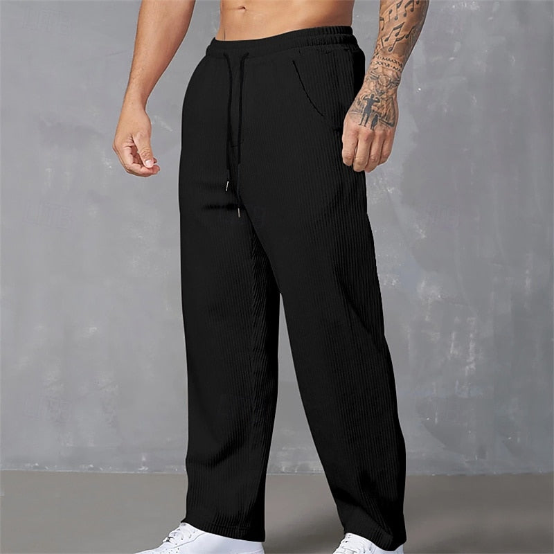 Tobias | Men's Relaxed Ribbed Trousers