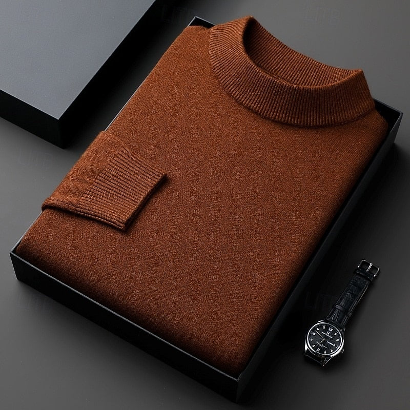 Eamon | Men's Ribbed High-Neck Jumper