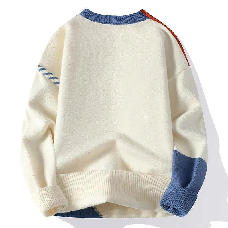 Alistair | Men's Colour-Block Knitted Jumper