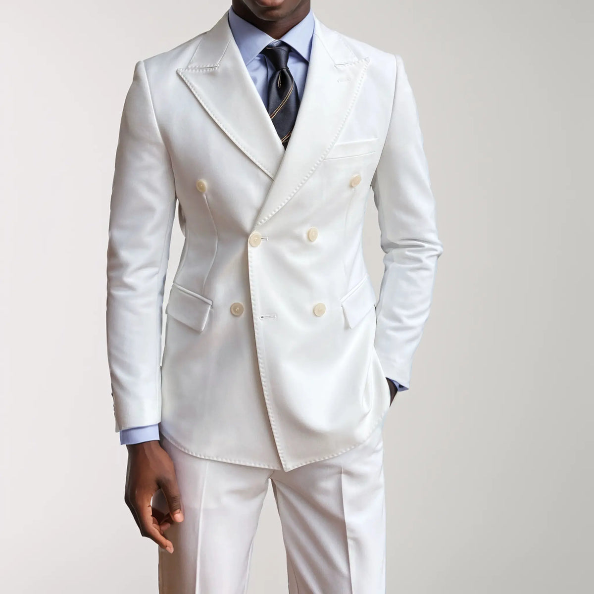 Thatcher | Men's Double-Breasted Peak-Lapel Wedding Suit original product image 7