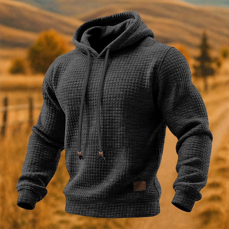Louis | Men's Textured Pullover Hoodie